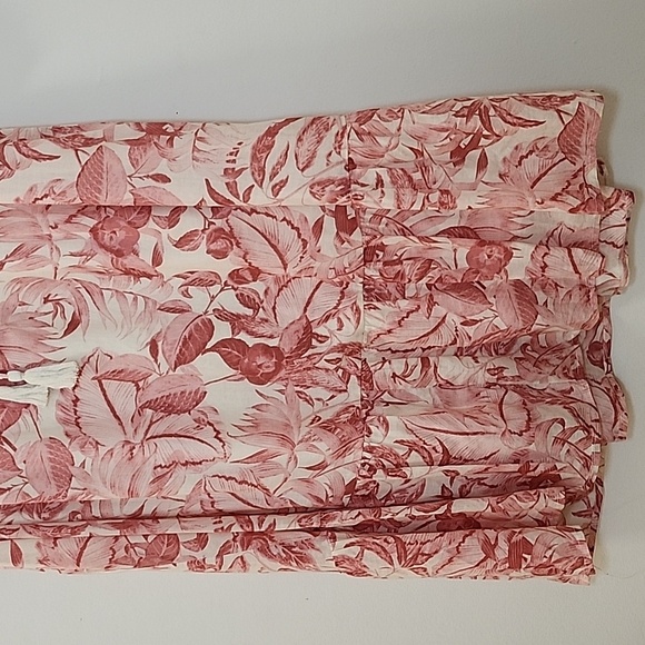 Olivaceous  Floral Print Dress with Tassel Tie Size Large - Picture 5 of 16